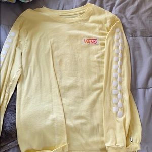 Vans yellow long sleeve